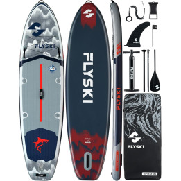 Надувна SUP дошка для плавання 335 см FLYSKI Forge Gray