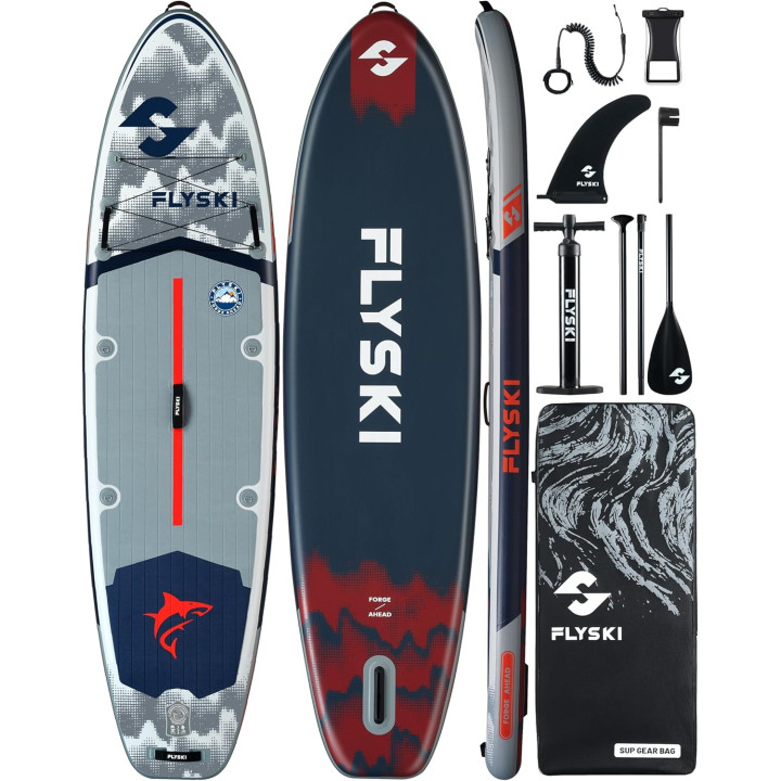 Надувна SUP дошка для плавання 335 см FLYSKI Forge Gray