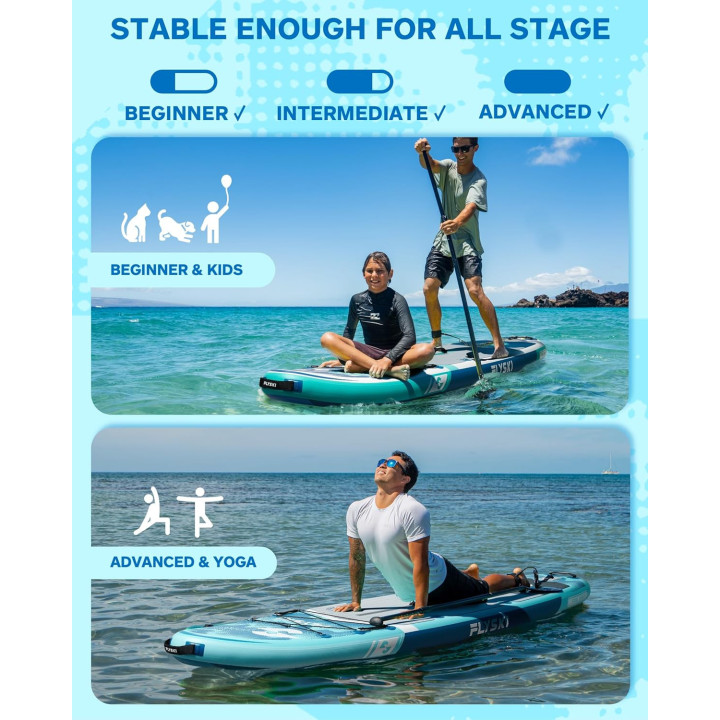 Надувна SUP дошка для плавання 335 см FLYSKI  Forge Blue