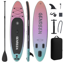 Надувна SUP дошка для плавання 305 см GENREEN Volcanic Coast Adventure Series