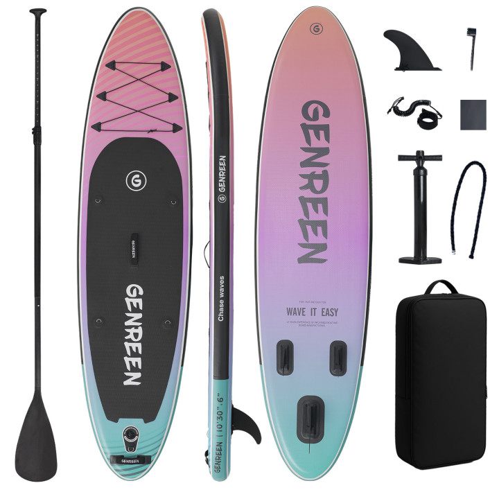 Надувна SUP дошка для плавання 305 см GENREEN Volcanic Coast Adventure Series