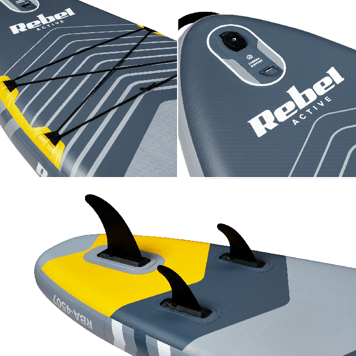 Надувна SUP дошка для плавання 335 см із сидінням для каяка REBEL ACTIVE