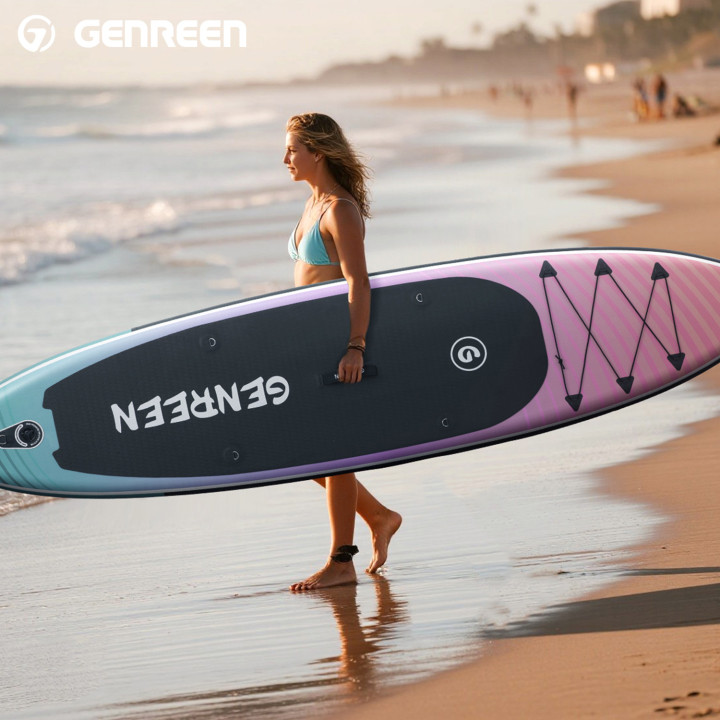 Надувна SUP дошка для плавання 305 см GENREEN Volcanic Coast Adventure Series