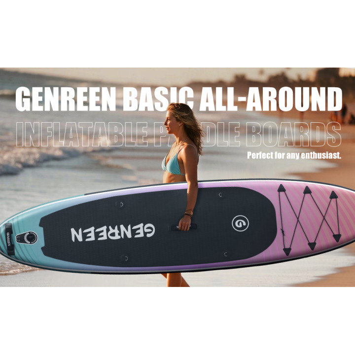 Надувна SUP дошка для плавання 305 см GENREEN Volcanic Coast Adventure Series