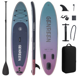 Надувна SUP дошка для плавання 305 см GENREEN Dark GreenGradient
