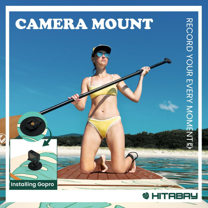 Надувна SUP дошка для плавання 320 см HITABAY LEAF WOOD