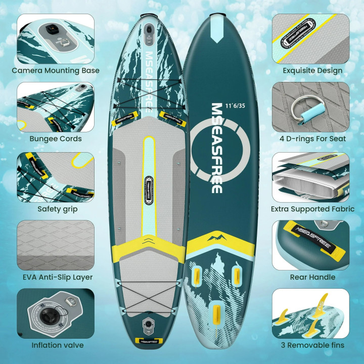 Надувна SUP дошка для плавання 350 см MSEASFREE