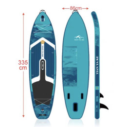 Надувна SUP дошка для плавання 335 см TIANYAKE зелена