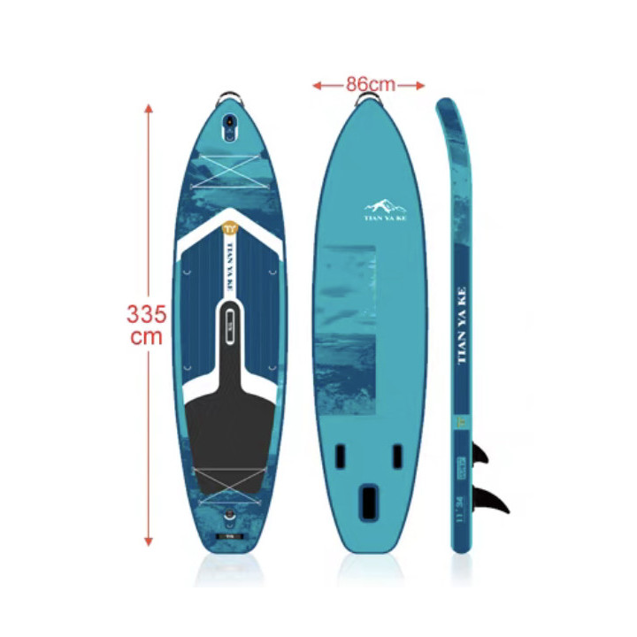Надувна SUP дошка для плавання 335 см TIANYAKE зелена