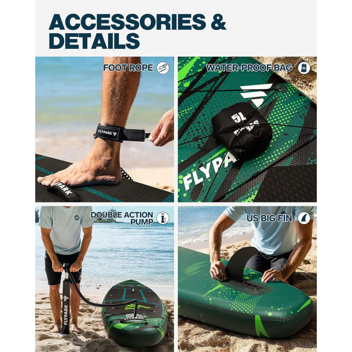 Надувна SUP дошка для плавання 335 см FLYPARK Thrive