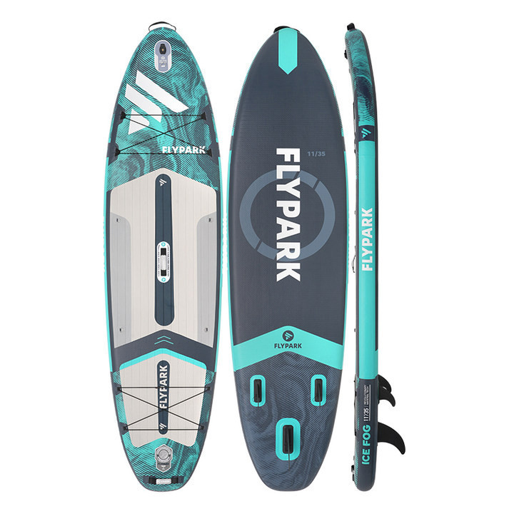 Надувна SUP дошка для плавання 335 см FLYPARK Ice Fog Blue