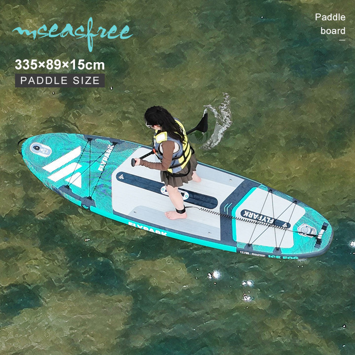 Надувна SUP дошка для плавання 335 см FLYPARK Ice Fog Blue