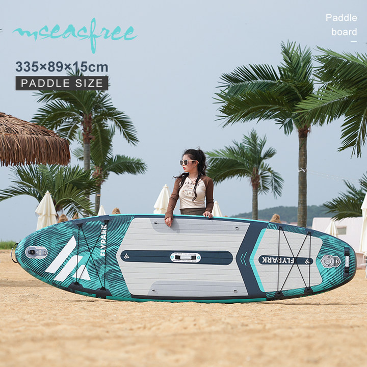 Надувна SUP дошка для плавання 335 см FLYPARK Ice Fog Blue
