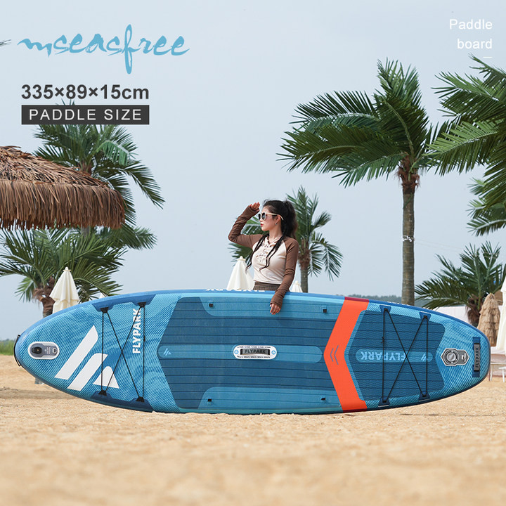 Надувна SUP дошка для плавання 335 см FLYPARK ICE FOG GREEN